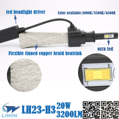 wholesale LH23-H3 car led headlight bulbs 3200lm kits Fog Lamp Bulb