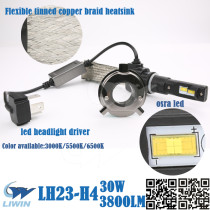 Wholesale 8-32V 30W 3800LM car led h4 high lumens headlight