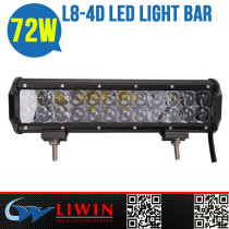 LIWIN High quality 72w 4x4 led driving light bar light truck 4D automotive led light bar
