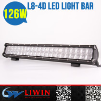 LW super led light bar extrusion L8-126W 4D for Off Road 4x4 engine automobiles military vehicles headlight auto lamp auto lamp