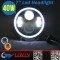 LW 7inch 40w low power high low beam led headlight white&yellow color led motorcycle or car lamp