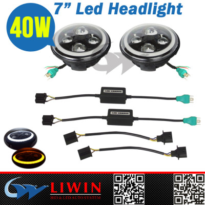 LW super quality 7inch led work light 40w led motorcycle lamps ip67 led sealed beam headlights
