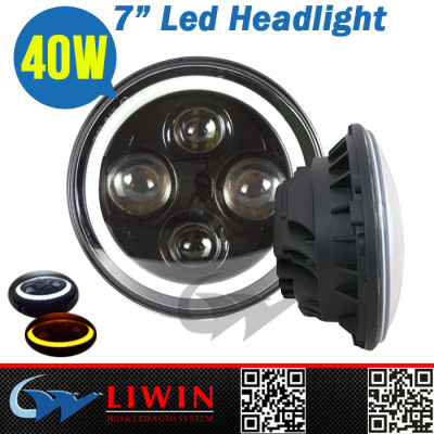 LW 10-30v led bulb bus headlight in auto lighting system yellow & white color to choose waterproof led drving light