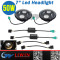Liwin new product 2016 7inch round car led head light 12v 50w long life induction headlights led