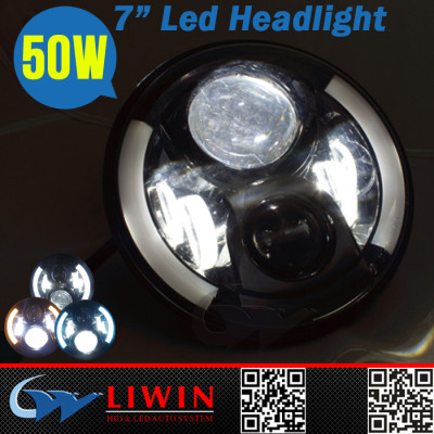 LW Super bright 12v 24v 7inch 4000lm round led headlamps car led headlight