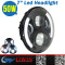 LW 7inch round motocycle auto system led headlight enclosure 50w 4000lm led driving light led car spotlights