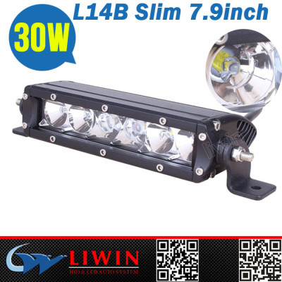 LW 30W 2700lm led offroad light bar 4x4 vehicle 7.9inch mini slim utv headlight