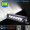 Hot new product auto security light bar led 12v flood 30w cre e slim led offroad light bar dustproof
