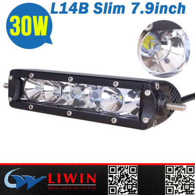 Liwin 7.9inch 30w mini atv high power auto parts 4x4 offroad led bar lights ip67 bar counter with led lights