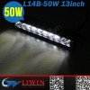 LW small size srobe light bar IP67 waterproof 50W single row led off road bar spotlights for cars offroad