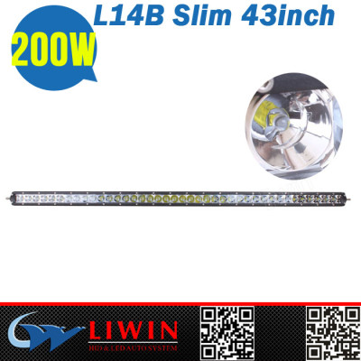 Hot Selling 43.5inch 200w work light suv off road 4x4 suv led light bar for snowmobile