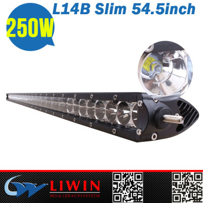 Liwin High quality new products 50pcs*5 super slim car roof auto led light bar 250w led mini offroad lights