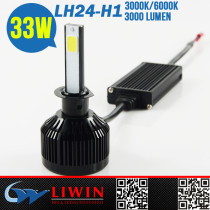Liwin super bright car led bulb lights 33w 3000lm h1 h3 high power led headlight for a61