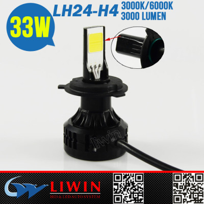 LW 33W 3000LM 3000k 6000k fanless projector hi/lo h4 car led headlight kit