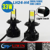 Liwin high quality universal led car headlight 33w 3000LM prado headlights 24v led truck lights