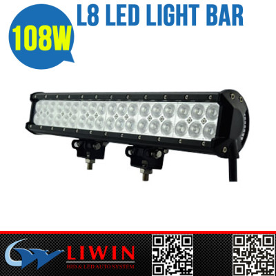 LW good brand at 17inch 108w led light bars 12v 24v led working light bars 12v 4*4 led light bars for truck cars parts fire truck siren