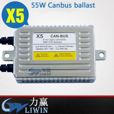 LW factory directly hid canbus ballast LIWIN high quality hid auto ballast 55W X5 canbus pro hid ballast