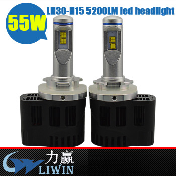 liwin hottest aluminum work light 11-30v 55w 5200lm LH30-H15 car led head light