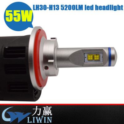 LW hottest highway construction work lights 11-30V 55W 5200LM LH30-H13 hi lo led automotive headlights