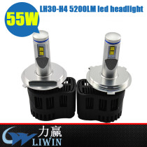 Hottest led magnetic work light 11-30V 55W 5200LM LH30-H4 hi lo led lights in headlights