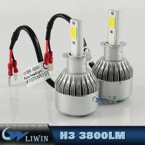 LW factory price led working light 36w 3800lm  auto bulbs H3 car led headlight with COB