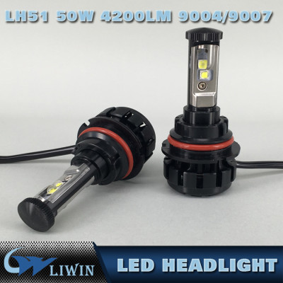 Automobiles & motorcycles auto car luxeon led headlight xhp50 v18 hi lo beam H4 H13 9004 9007 bulb
