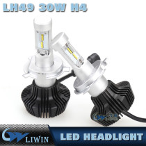 LH49 30W hilo beam 4000 lumen super bright h4 auto headlight PHI-ZES led car headlight