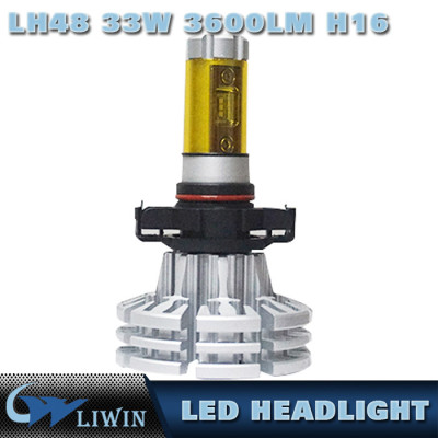 single beam 33w 3600 lumenn super bright h16 auto headlight pli zes led car headlight