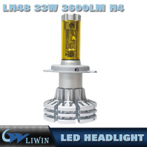 Newest X1 LED headlight kit for car and motorcycles 33w 3600lm DC9-16V H4 car LED headlight on sale