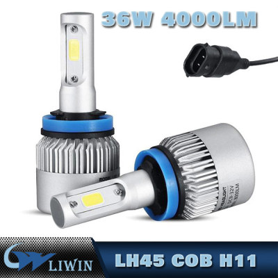 High Intensity Ce Rohs Certified 9005 9012 H11 Led Car Headlight Wholesale COB Chip 36w 4000lm