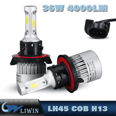 high lumen 8000lm led car bulb h1 h3 h7 h8 h9 h11 h13 9004 9005 9006 9007 h13 all in one led headlight h4-hi lo