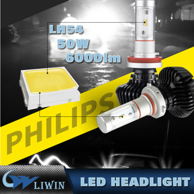 LW 50W 6000Lumen Headlights Led H4 H7 H11 LED Auto Headlight 9005 9006 9007 880 Led Headlight Bulbs