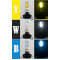 New H4 Led Headlight 6000lm H4 Hi Lo Xenon White Yellow Bulb 9003 HB2 50W Car LED Headlight Conversion Kit