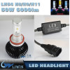 High Power Car Led Headlight H1 H7 H8 H9 H11 9005 9006 Phi 50W Led Headlight Bulbs 9005 Auto Led Headlight