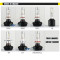 Highest Quality Car Led Headlight H4 H7 9005 9006 H13 H1 H3 With PHILIP Zes Chips 6000LM 50W White Blue Yellow Car Light