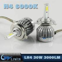 H4 30w 3000LM high light led auto headlight bulbs high quality new updated product motorcycle led