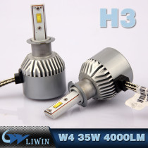 LVWON Led Auto Car Headlight 35W 4000LM Led Headlamp Light Bulbs All In One 12V Led Light In Car hot sale car door logo light