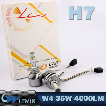 LVWON 4000LM Auto Led Lamp Headlight H7 All In One Led Car Light Waterproof Ip65 Car Accessories Light hot sale shadow light
