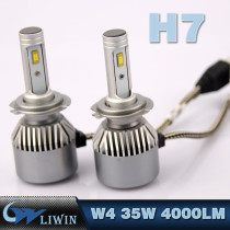 LVWON 35W 4000LM 12V Car Led Headlight 9005 H1 H3 H7 H8 H9 H11 9006 Led Head Lamp IP67 Car Bed With Light hot sale shadow light