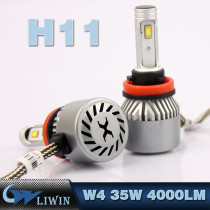 LVWON Easy Installation Car Head Light H1 Led Car Light H3 Led 12V HB3 HB4 880/881 H4 Cob Headlight Fog DRL Automotive Led Bulb car laser logo light