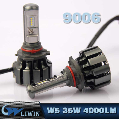 LVWON Manufacturer Led Car Headlight Kit 9006 HB4 Car Headlamp Kit H1 H3 H7 H11 9005 HB3 880 881 wholesale 6Gen 5W cree led car logo light