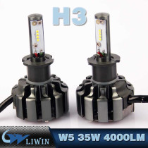 LVWON H1 H4 H7 H11 H3 LED Headlight Kit Auto Led Bulb 12V 24V Car Automotive Offroad Truck Trailer Replacement Kit 6Gen 5W cree led car logo light
