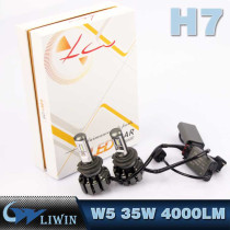 LVWON New LED Automobiles Lights H4 H7 9005 9006 35W 4000LM Car Led Headlight Auto Head Lamp wholesale 6Gen 5W cree led car logo light