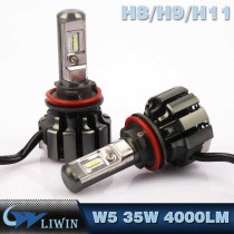 LVWON Guangzhou High Quality H11 6000K Auto Lights Car LED Head Light 35W 4000LM no drill led door courtesy light