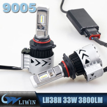 LVWON Headlight LED In Auto Lighting System H4 H13 9007 9004 Car Led Headlight T6 33W 3800LM super and cool sound control music light