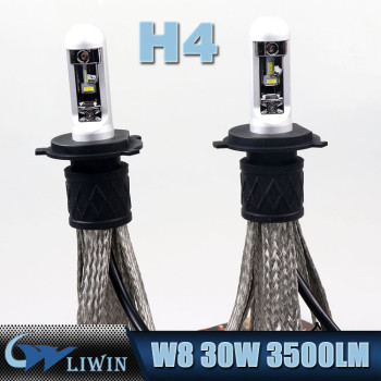 LVWON 12V Voltage Auto Led Bulb H4 X4 30W 3500LM Super Led Headlight H13 9004 9007 Atv Light best selling led door light