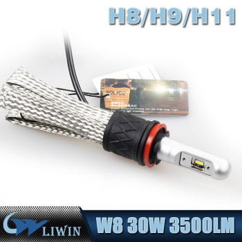 LVWON New Arrival X4 30W 3500LM Car Headlamps H8/H9/H11 Auto Head Lights Led For Cars hot sale led car door logo laser projector light