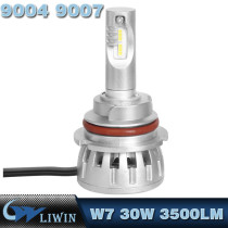 LVWON LED In Auto Lighting System 9004 9007 H4 H13 30W 3500lm Car H4 Hi Lo LED Bulb L6 Led Headlight Motorcycle Bulb hottest led car logo door light