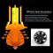 LVWON Auto Parts Led Headlight Kit Plips H8 H9 H11 Fanless Led Motorcycle Headlight For Headlamp Cars hot led car logo with names
