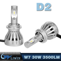 LVWON Super Bright 3500lm Car Led Light H4 Imported Flips Chip Led For Motorcycle L6 D2 Automotive Headlamp car welcome lights with names